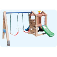 Simple Play Set Combined Slide and Swings